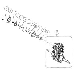 Transmission Assembly for OREC HR662 (2021) Mower