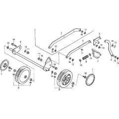 Front Wheel Assembly for Honda