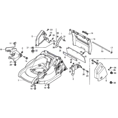 Cutter Housing for Honda HRB425-CQX