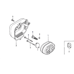 Muffler Assembly for Honda HRB425-CQX