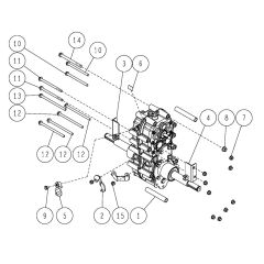 Transmission Assembly -1 for OREC HRC673 (2021) Mower