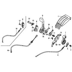Throttle Lever for Honda HRD535