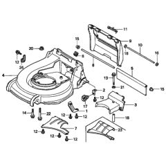 Cutter Housing for Honda HRD535