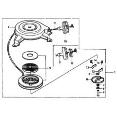 Recoil Starter for Honda HRD535