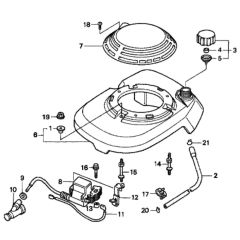 Fan Cover for Honda HRD535
