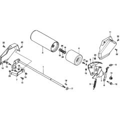 Rear Roller for Honda HRD535