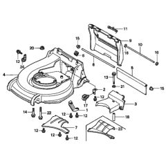 Cutter Housing for Honda HRD535