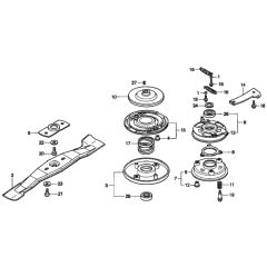 Rotary Blade for Honda HRD535