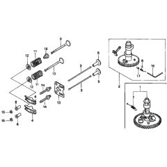 Camshaft for Honda HRD535