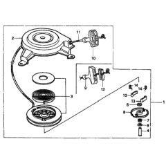Recoil Starter for Honda HRD535