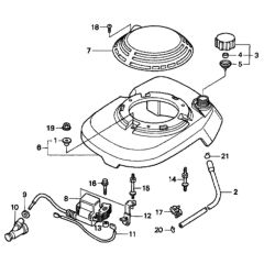 Fan Cover for Honda HRD535