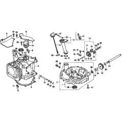 Cylinder Barrel/Oil Pan for Honda