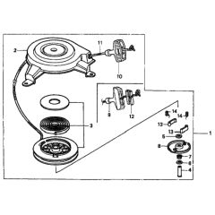 Recoil Starter for Honda HRD535