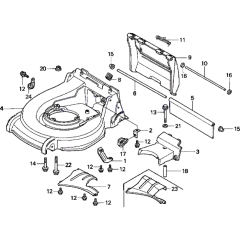 Cutter Deck for Honda HRD535