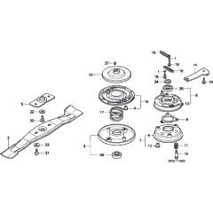 Blade and Clutch Assembly