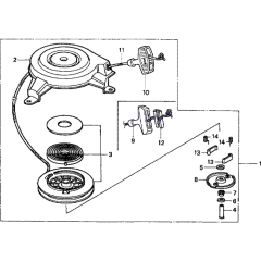Recoil Starter for Honda HRD535