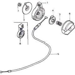 Throttle Lever & Cable Assembly