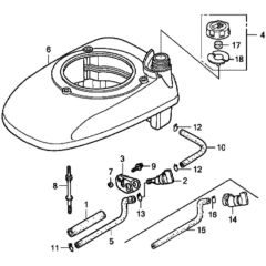 Fan Cover for Honda HRD536C