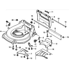 Cutter Housing for Honda HRD536C