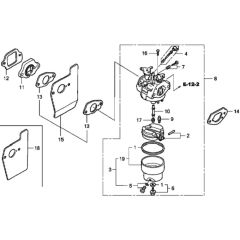 Carburetor for Honda HRD536C2