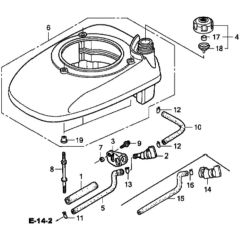 Fan Cover for Honda HRD536C2