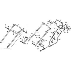Handle Pipe for Honda HRD536C3