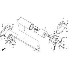 Rear Roller Assembly for Honda