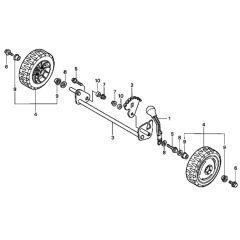 Front Wheel for Honda HRG415C1