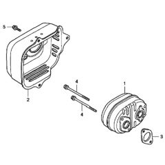 Muffler for Honda HRG415C2
