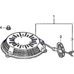 Recoil Starter for Honda HRG415 SD