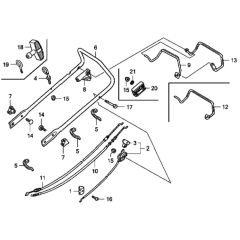 Handle Pipe for Honda HRG465C2