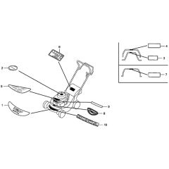Honda HRG465C3 Label