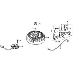 Flywheel for Honda HRG536C