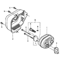 Muffler for Honda HRG536C