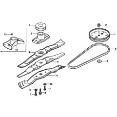 Driven Pulley for Honda HRG536C