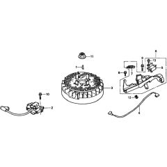 Flywheel for Honda HRG536C