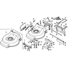 Cutter Housing for Honda HRG536C1