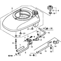 Fan Cover for Honda HRG536C1