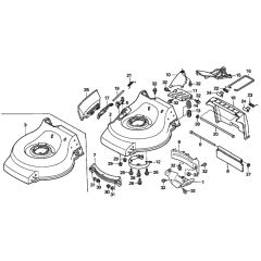 Cutter Housing for Honda HRG536C1