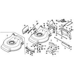 Cutter Housing for Honda HRG536C1