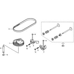 Camshaft for Honda HRG536C1