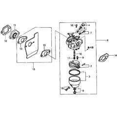 Carburettor for Honda HRG536C1