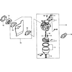Carburettor for Honda HRG536C1
