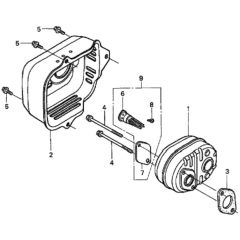 Muffler for Honda HRG536C1