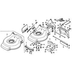 Cutter Housing for Honda HRG536C1