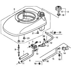 Fan Cover for Honda HRG536C1