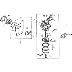 Carburettor for Honda HRG536C1