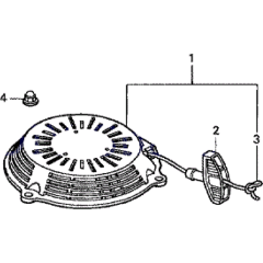 Recoil Starter for Honda HRG536 PDE