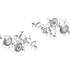 Wheel Front Assembly Honda HRH536