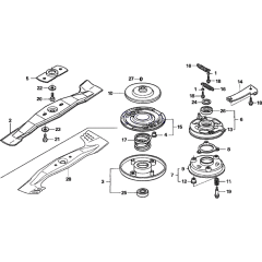 Blade Assembly for Honda HRH536